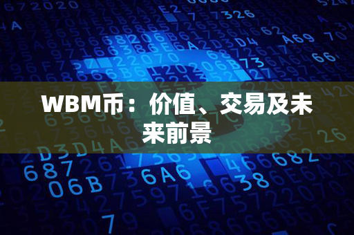 WBM币：价值、交易及未来前景