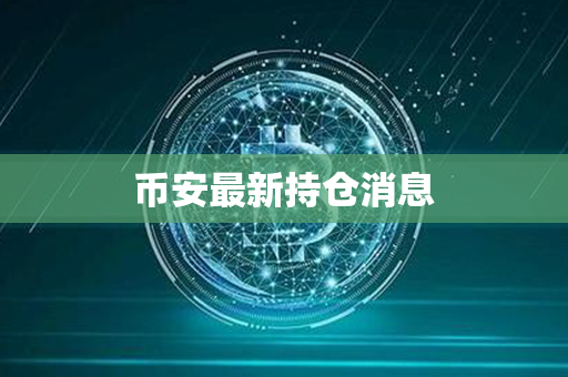 币安最新持仓消息