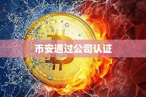 币安通过公司认证